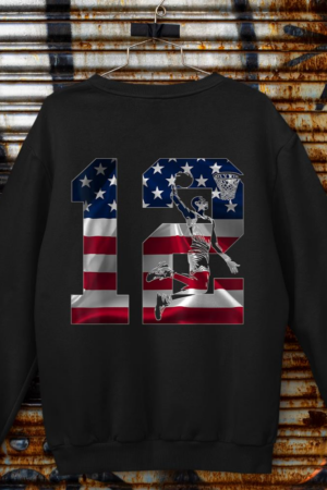 12 YEARS NUMBER 12 BASKETBALL 12TH BIRTHDAY Sweatshirt