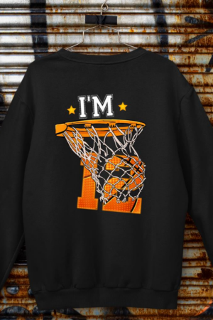 12th Birthday Basketball Shirt I'm 12 Boy Girl 12th Birthday Sweatshirt