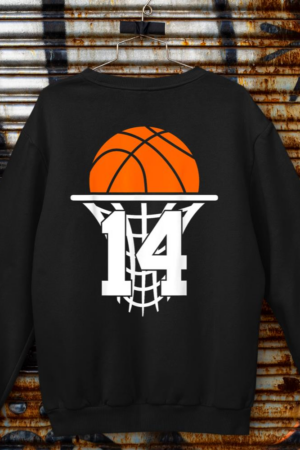 14 YEARS BASKETBALL 14TH BIRTHDAY Sweatshirt