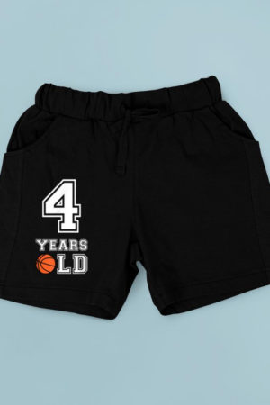 4 Years Old Basketball Birthday Boys 4Th Birthday Gift Short