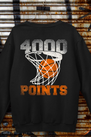 4000 Points Basketball For Your Favorite Basketball Player Sweatshirt