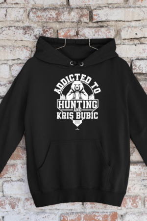 Addicted to Bear Hunting & Kris Bubic Kansas City Baseball Hoodie