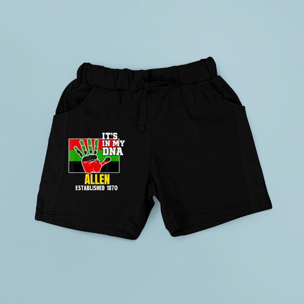 allen au red black and green hbcu short gfhmw