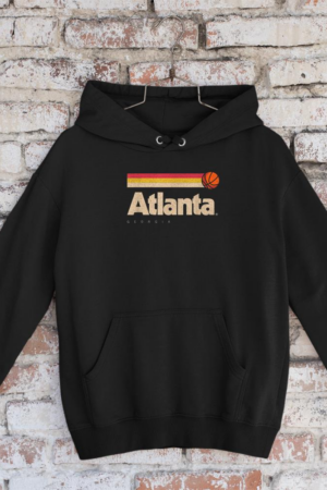Atlanta Basketball B-Ball City Georgia Retro Atlanta Hoodie