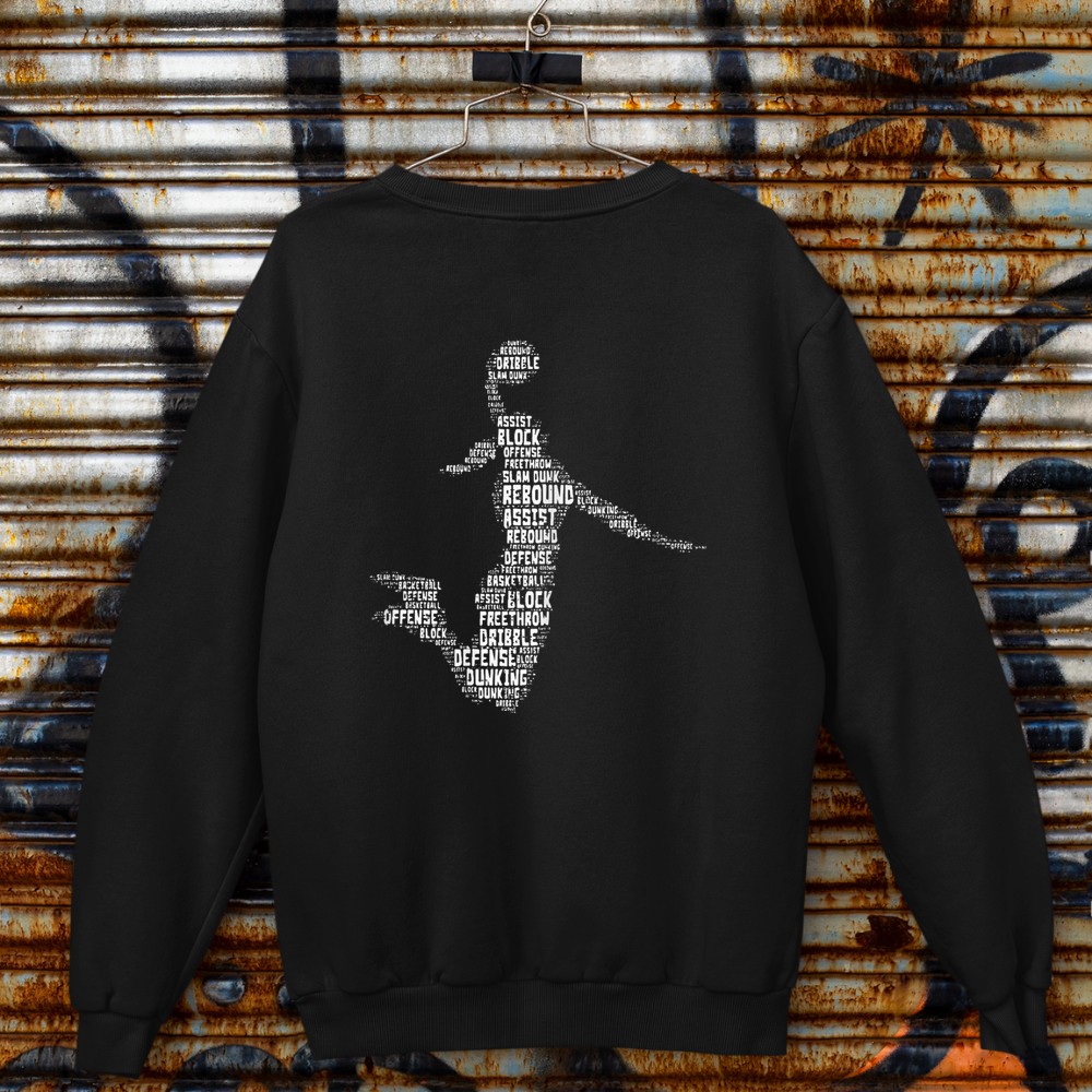 basketball girl dunk words player women girls kid teen youth sweatshirt 16 qoff7 hgioy
