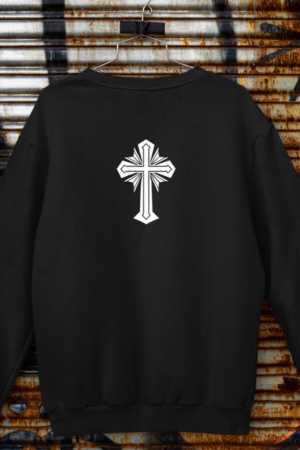 #snirt Christian Cross T-Shirt Motif Cross Hoodie Print Raglan Baseball Tee Sweatshirt