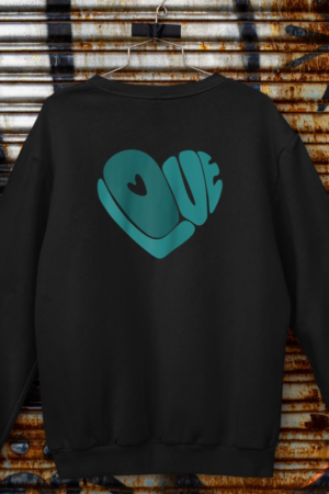 #snirt Love T-Shirt Heart Motif Hoodie, Heart Cup Print Love Raglan Baseball Tee Sweatshirt